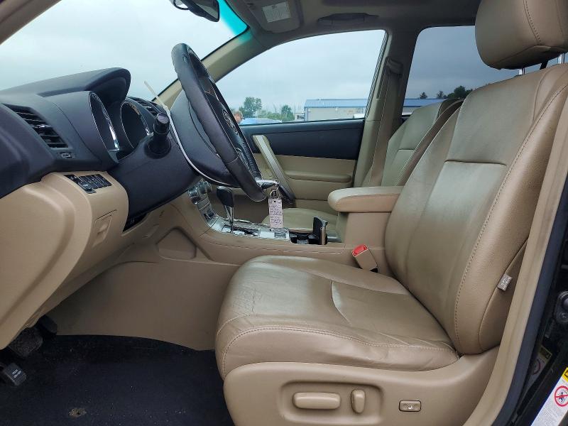 2012 Toyota Highlander VIN 5TDBK3EH9CS099244 COPART salvage auction — FRONT END, Pa - Certificate Of Salvage, sold $2,950 on 2026-07-31 (photo 7)