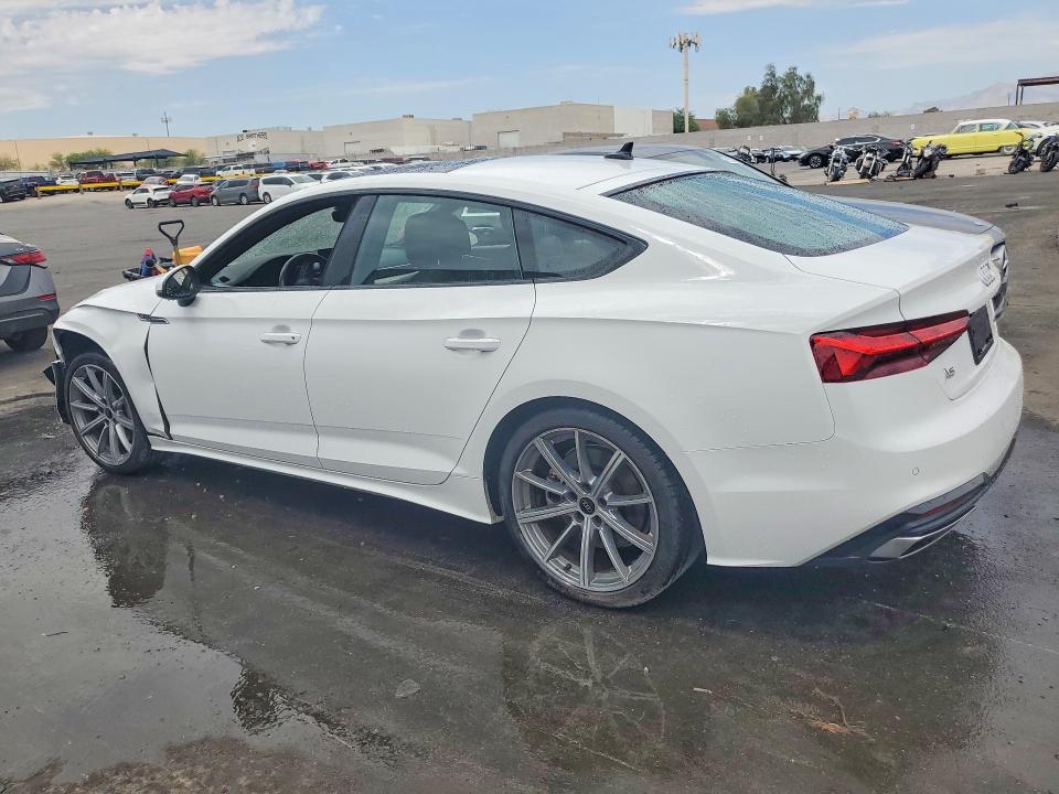 2025 Audi A5 VIN WAUDACF55SA006423 COPART salvage auction — FRONT END, Ca - Certificate Of Title, sold $11,700 on 2026-07-27 (photo 2)