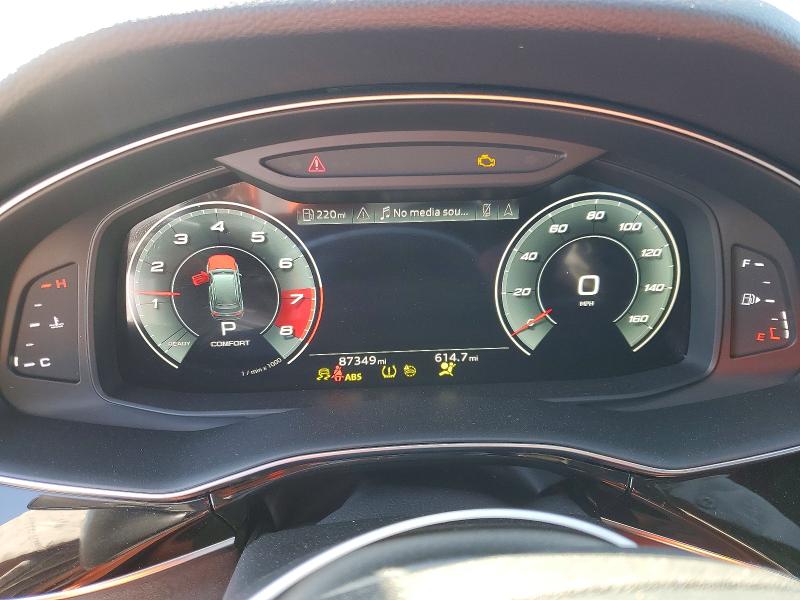 2021 Audi Q7 VIN WA1AJAF73MD038813 COPART salvage auction — REAR END, Ca - Salvage Certificate, sold $14,300 on 2026-08-26 (photo 9)