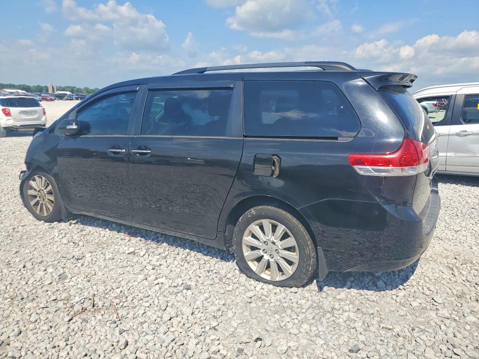 2013 Toyota Sienna VIN 5TDDK3DC4DS066670 COPART salvage auction — FRONT END, MI - CERTIFICATE OF TITLE, sold $2,000 on 2026-07-30 (photo 2)
