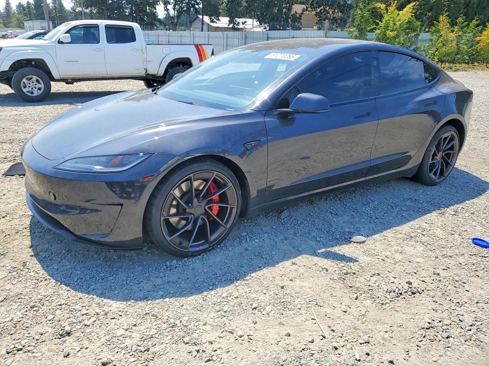 2024 Tesla Model 3 VIN 5YJ3E1ET0RF823615 COPART salvage auction — SIDE, Wa - Bill Of Sale, sold $5,300 on 2026-07-24 (photo 1)
