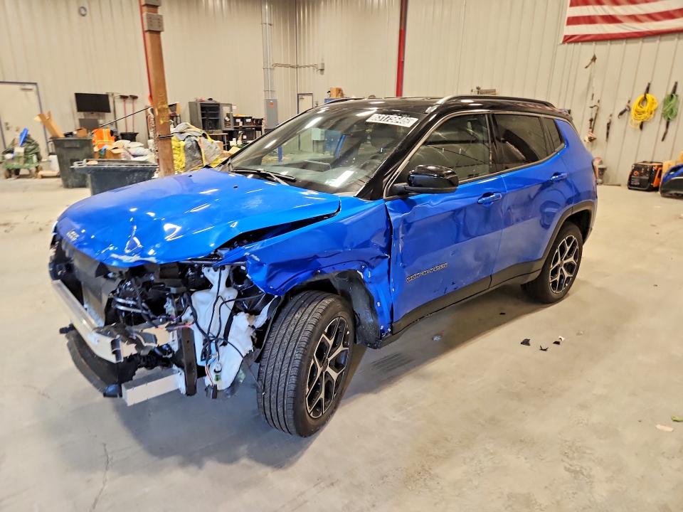 2026 Jeep Compass VIN 3C4NJDCNXTT258180 COPART salvage auction — FRONT END, OH - CERTIFICATE OF TITLE (P), sold $175 on 2026-08-03 (photo 1)