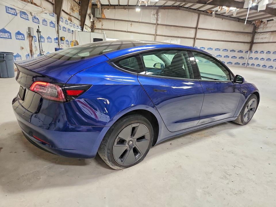 2022 Tesla Model 3 VIN 5YJ3E1EA7NF368853 COPART salvage auction — REAR END, MO - CERTIFICATE OF TITLE, sold $8,600 on 2026-07-15 (photo 3)