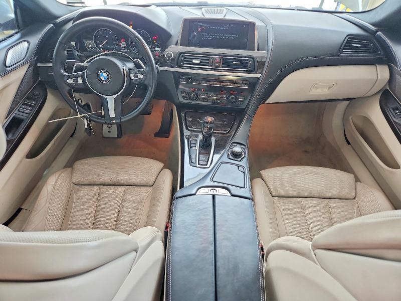 2014 BMW 6er VIN WBA6B2C56ED129672 COPART salvage auction — REAR END, Ne - Cert Of Title-Salvage, sold $4,500 on 2026-07-14 (photo 8)