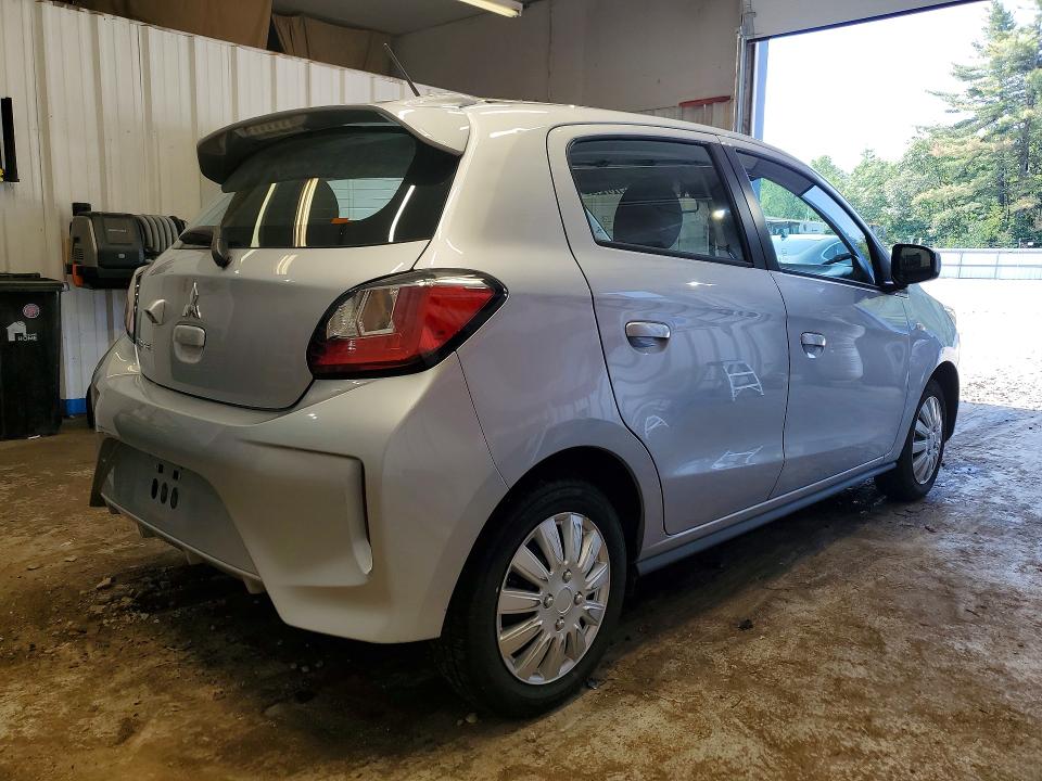 2024 Mitsubishi Mirage VIN ML32AUHJ2RH033934 COPART salvage auction — FRONT END, Nj - Certificate Of Title, sold $3,050 on 2026-07-20 (photo 3)