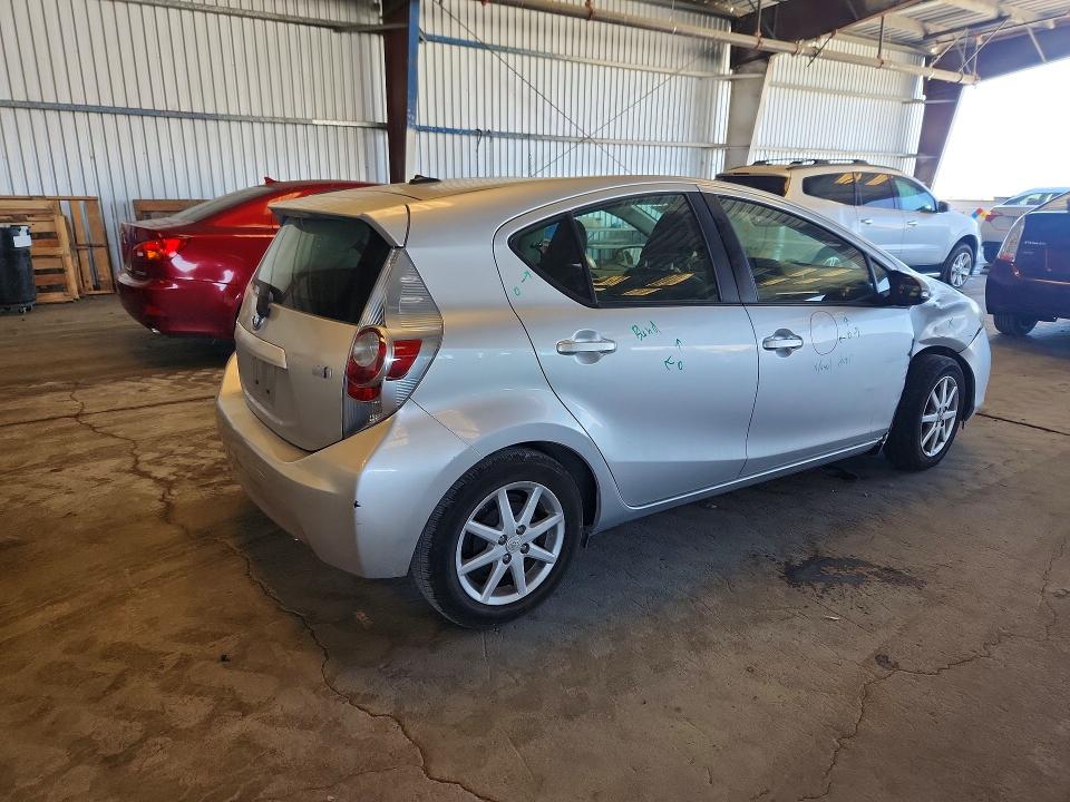2013 Toyota Prius VIN JTDKDTB31D1539880 COPART salvage auction — FRONT END, Ca - Salvage Certificate, sold $3,350 on 2026-07-16 (photo 3)