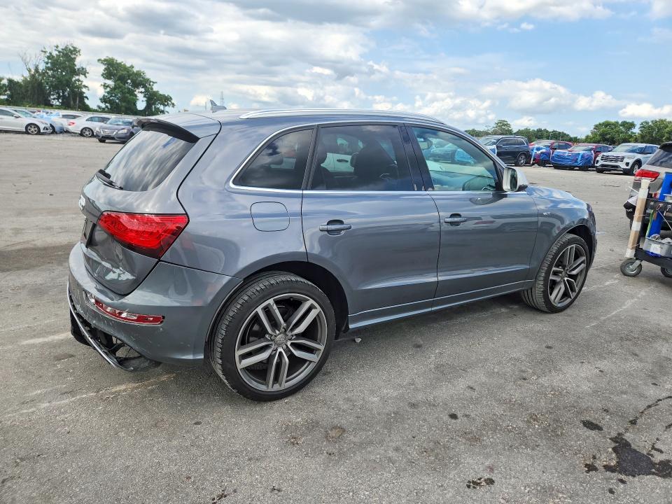 2014 Audi Sq5 VIN WA1CGAFPXEA046658 COPART salvage auction — REAR END, Fl - Certificate Of Destruction, sold $3,500 on 2026-07-16 (photo 3)