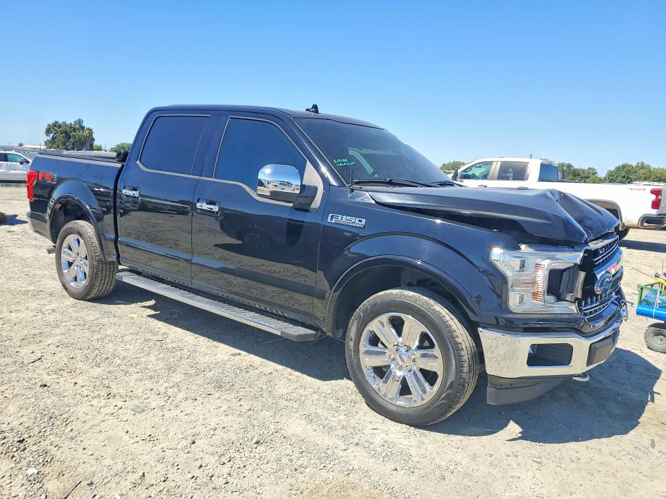 2018 Ford F-150 VIN 1FTEW1EG6JKF22850 COPART salvage auction — FRONT END, Ca - Salvage Certificate, sold $4,300 on 2026-07-30 (photo 4)