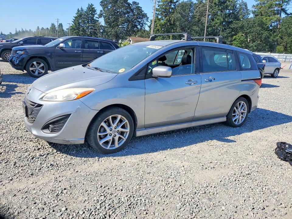 2012 Mazda 5 VIN JM1CW2CL7C0111128 COPART salvage auction — FRONT END, Wa - Vehicle Cert Of Ownership-Titl, sold $1,100 on 2026-07-31 (photo 1)