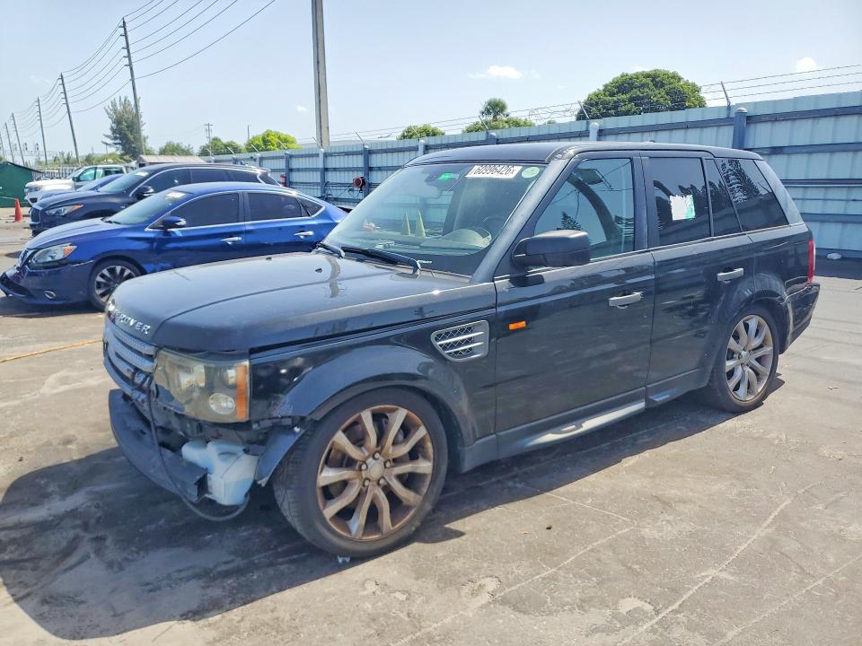 2008 Land rover Range rover sport VIN SALSH23468A143061 COPART salvage auction — FRONT END, FL - CERTIFICATE OF TITLE, sold $1,000 on 2026-07-22 (photo 1)