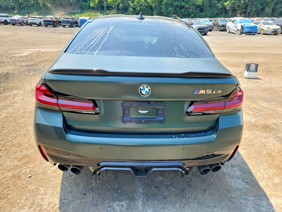 2022 BMW M5 VIN WBS73CH03NCK24583 COPART salvage auction — FRONT END, NJ - CERT OF TITLE-SALVAGE, sold $48,750 on 2026-07-30 (photo 6)