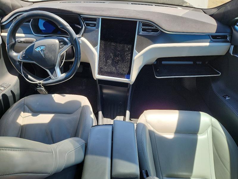 2015 Tesla Model s VIN 5YJSA1S10FF099415 COPART salvage auction — MECHANICAL, Ca - Dis/Dlr/Exp Only Clean Title, sold $2,050 on 2026-07-21 (photo 8)