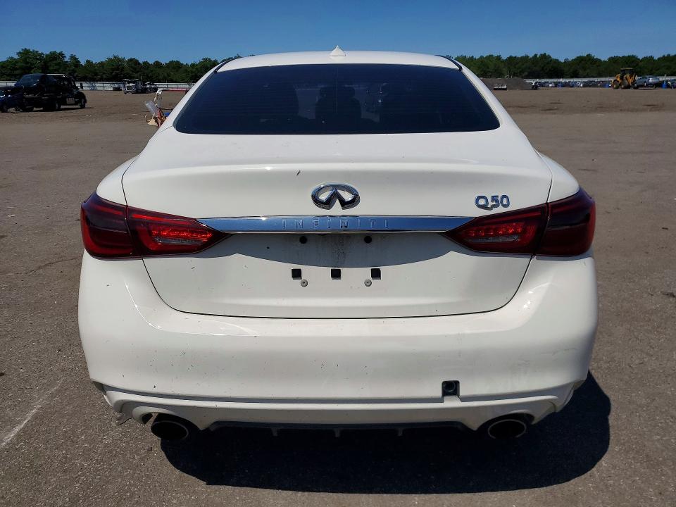 2020 Infiniti Q50 VIN JN1EV7AP9LM206736 COPART salvage auction — WATER/FLOOD, NY - MV907A-FLOOD SALVAGE, sold $1,000 on 2026-07-27 (photo 6)