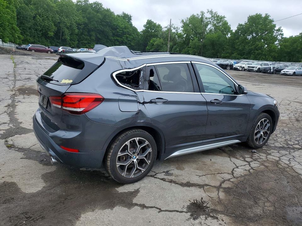 2020 BMW X1 VIN WBXJG9C00L5P85050 COPART salvage auction — ROOF, NY - MV-907A SALVAGE CERTIFICATE, sold $350 on 2026-07-21 (photo 3)