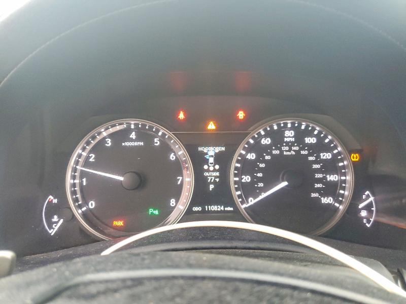 2014 Lexus Gs VIN JTHBE1BLXE5037024 COPART salvage auction — REAR END, Tx - Salvage Vehicle Title, sold $7,000 on 2026-08-03 (photo 9)