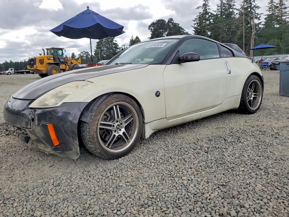 2006 Nissan 350z VIN JN1AZ34D66M303653 COPART salvage auction — FRONT END, WA - BILL OF SALE, sold $850 on 2026-07-24 (photo 1)