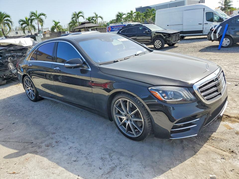 2018 Mercedes-benz S-klasse VIN WDDUG6GB3JA347234 COPART salvage auction — MINOR DENT/SCRATCHES, Fl - Cert Of Title Slvg Rebuildable, sold $10,100 on 2026-08-18 (photo 4)