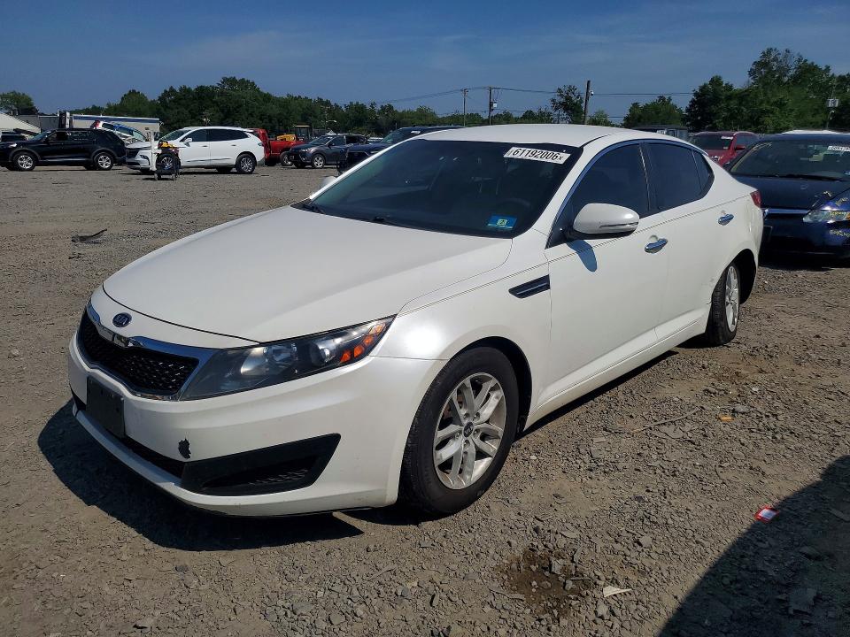2011 Kia Optima VIN KNAGM4A72B5129057 COPART salvage auction — REAR END, NJ - CERT OF TITLE-SALVAGE (P), sold $375 on 2026-07-28 (photo 1)