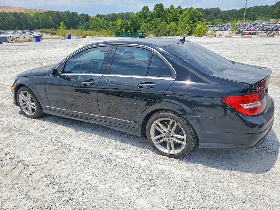 2014 Mercedes-benz C class VIN WDDGF4HB8EG213907 COPART salvage auction — SIDE, GA - CERT OF TITLE-SALVAGE, sold $625 on 2026-07-27 (photo 2)