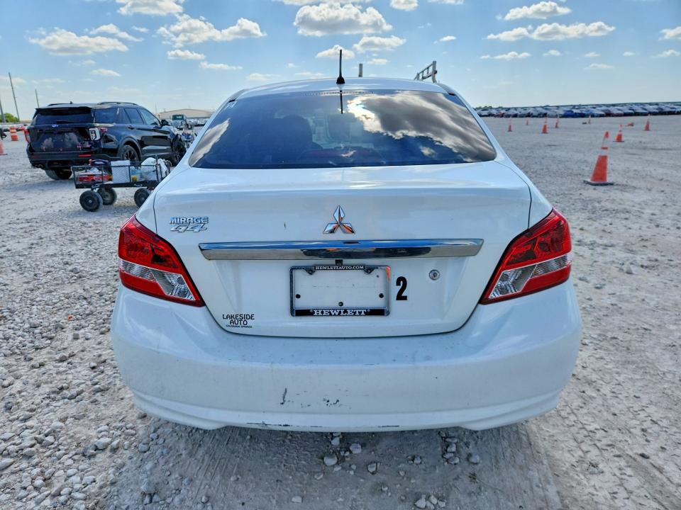 2020 Mitsubishi Mirage VIN ML32F3FJ8LHF00900 COPART salvage auction — NORMAL WEAR, Co - Certificate Of Title, sold $625 on 2026-09-18 (photo 6)