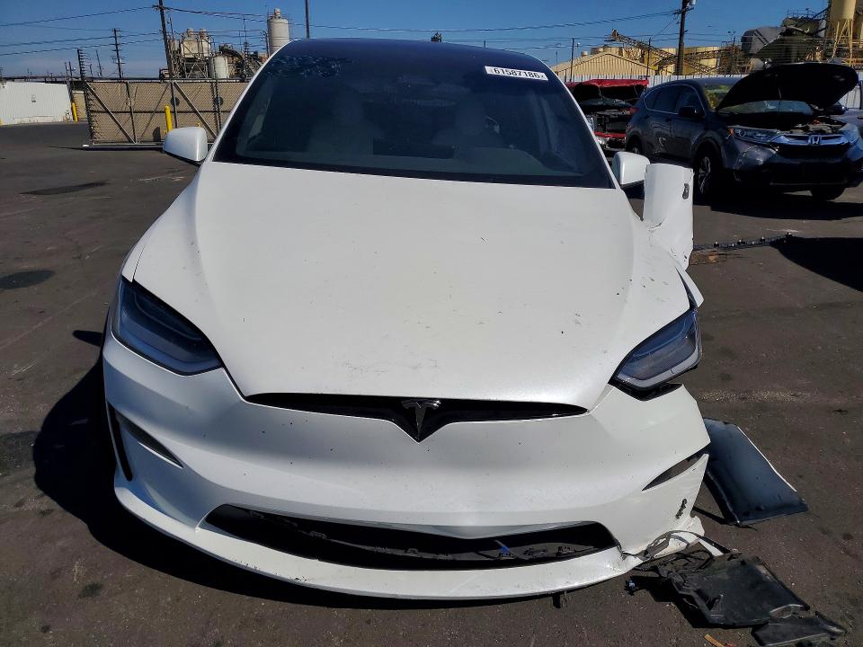 2023 Tesla Model x VIN 7SAXCDE58PF404180 COPART salvage auction — FRONT END, Ca - Salvage Certificate, sold $15,800 on 2026-07-29 (photo 5)