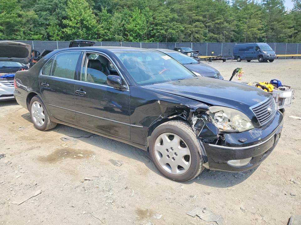 2002 Lexus Ls VIN JTHBN30F020057008 COPART salvage auction — FRONT END, Md - Cert Of Salvage > 75% Damage, sold $775 on 2026-07-17 (photo 4)