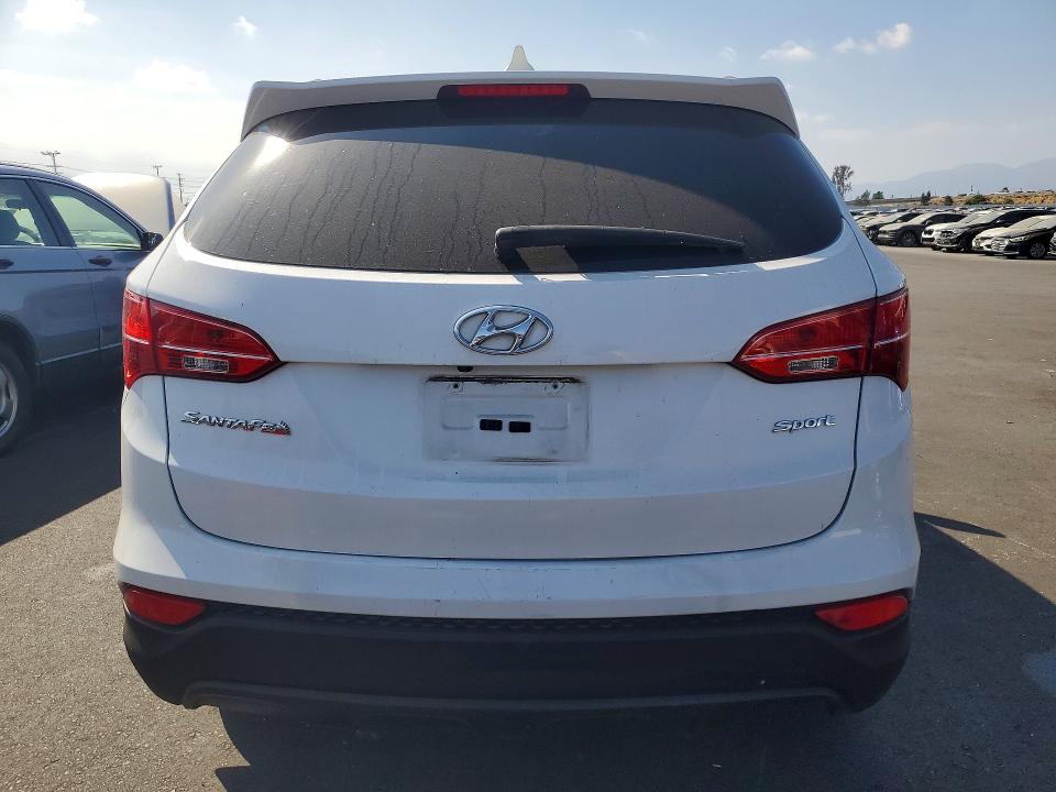 2014 Hyundai Santa fe VIN 5XYZU3LB0EG173805 COPART salvage auction — VANDALISM, Ca - Salvage Certificate, sold $1,850 on 2026-07-13 (photo 6)