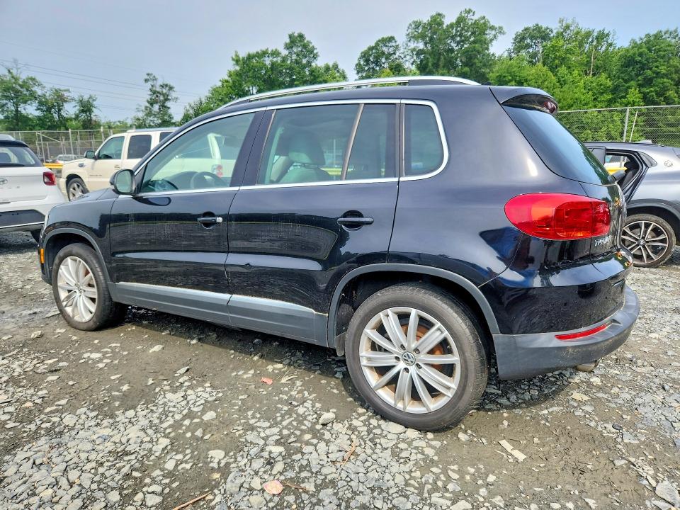 2014 Volkswagen Tiguan VIN WVGAV3AXXEW608871 COPART salvage auction — FRONT END, MD - CERTIFICATE OF TITLE, sold $900 on 2026-08-16 (photo 2)