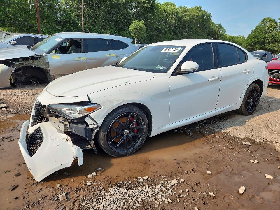 2019 Alfa romeo Giulia VIN ZARFANAN2K7621206 COPART salvage auction — VANDALISM, Pa - Certificate Of Salvage, sold $5,950 on 2026-08-19 (photo 1)