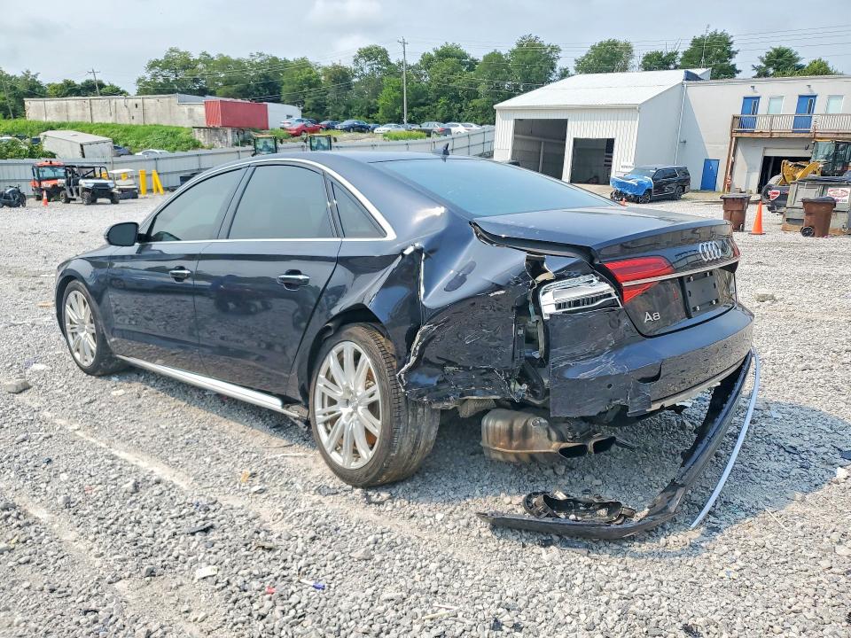 2015 Audi A8 quattro VIN WAUJ2AFD3FN036689 COPART salvage auction — REAR END, Oh - Certificate Of Title, sold $125 on 2026-07-31 (photo 2)