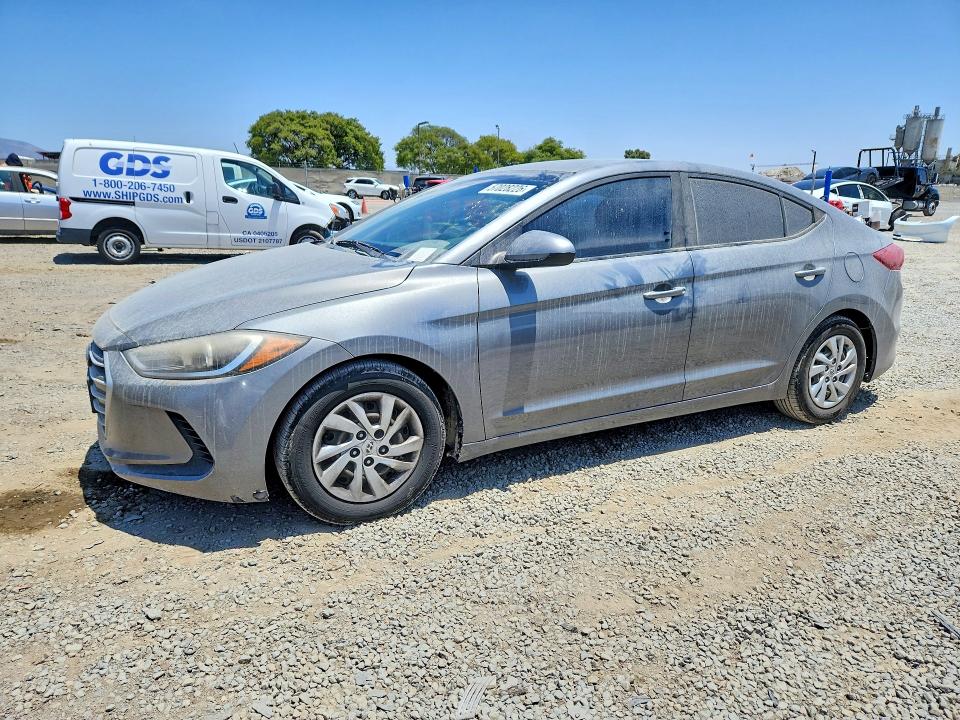 2018 Hyundai Elantra VIN 5NPD74LFXJH329975 COPART salvage auction — FRONT END, Ca - Dis/Dlr/Exp Only Clean Title (P), sold $1,150 on 2026-07-10 (photo 1)