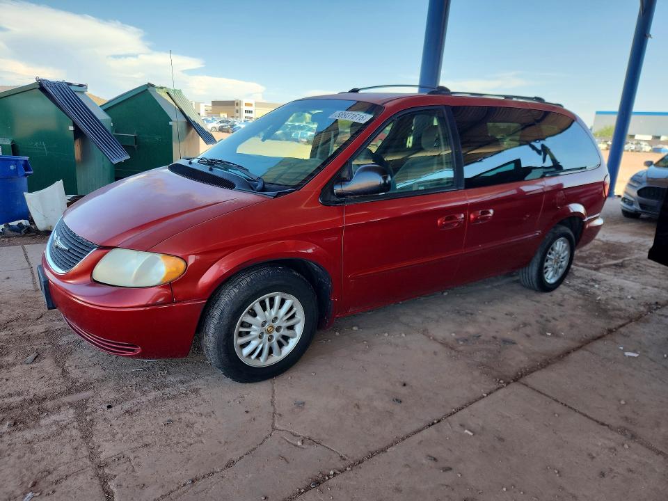 2002 Chrysler VIN 2C4GP74L62R711248 COPART salvage auction — REAR END, AZ - CERT OF TITLE - SALVAGE, sold $450 on 2026-07-23 (photo 1)