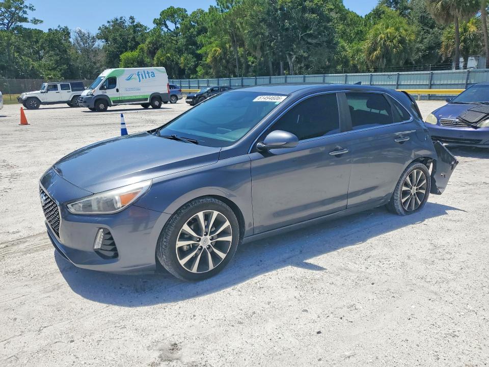 2018 Hyundai Elantra VIN KMHH35LE4JU014682 COPART salvage auction — REAR END, Salvage Title, sold $1,100 on 2026-07-29 (photo 1)