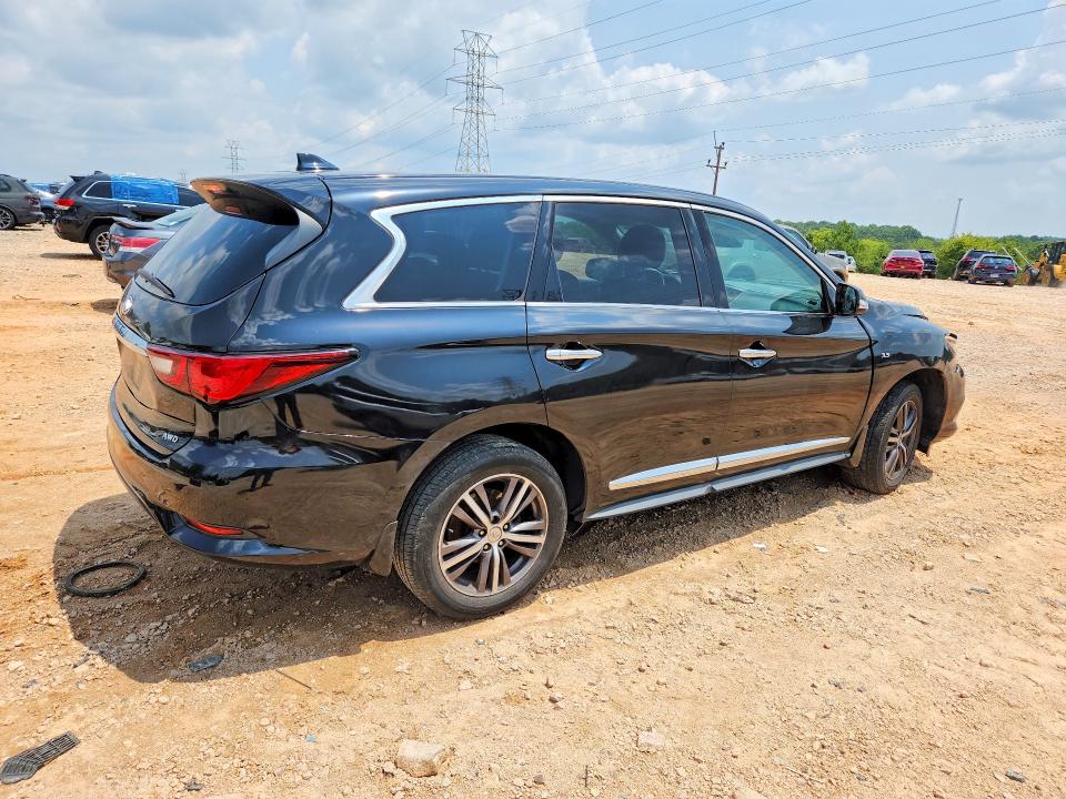 2019 Infiniti Qx60 VIN 5N1DL0MM9KC549277 COPART salvage auction — FRONT END, Nc - Salvage Certificate Of Title, sold $1,950 on 2026-08-24 (photo 3)