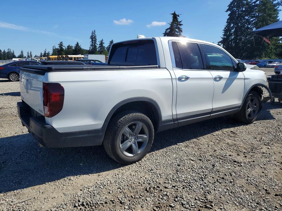 2022 Honda Ridgeline VIN 5FPYK3F71NB035049 COPART salvage auction — FRONT END, WA - BILL OF SALE, sold $10,200 on 2026-07-17 (photo 3)