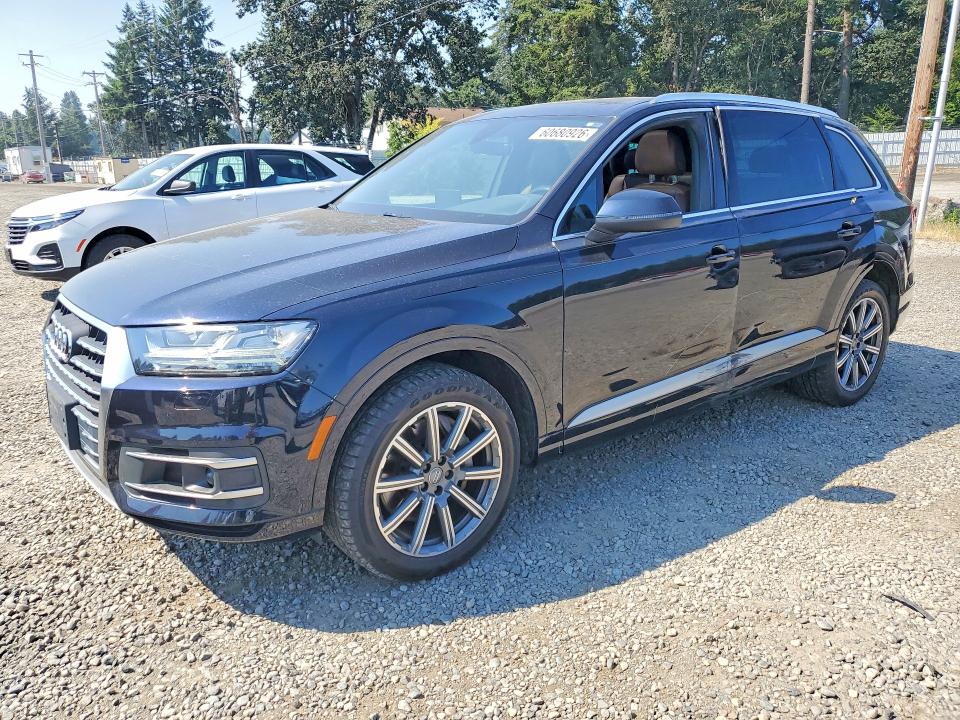 2018 Audi Q7 VIN WA1LAAF78JD009599 COPART salvage auction — SIDE, Wa - Bill Of Sale, sold $5,000 on 2026-07-28 (photo 1)