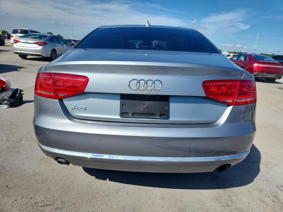 2013 Audi A8 VIN WAUAGAFD7DN030439 COPART salvage auction — FRONT END, LA - CERT OF TITLE-SALVAGE (P), sold $1,250 on 2026-07-27 (photo 6)