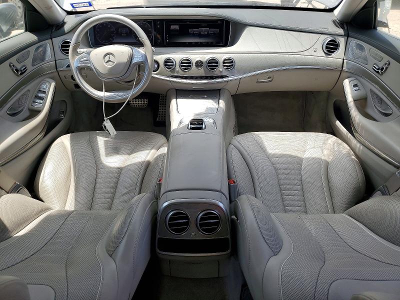 2015 Mercedes-benz S class VIN WDDUG8CB8FA104799 COPART salvage auction — FRONT END, TX - CERTIFICATE OF TITLE, sold $10,700 on 2026-08-04 (photo 8)