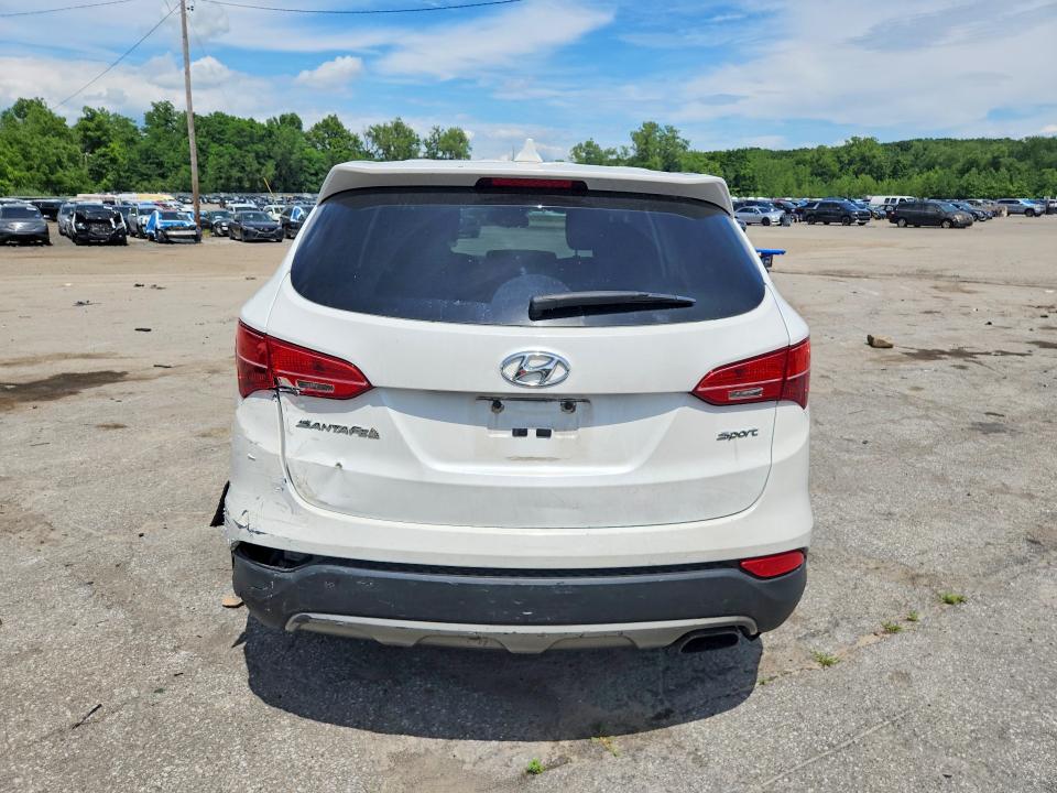 2013 Hyundai Santa fe VIN 5XYZT3LB2DG051397 COPART salvage auction — REAR END, NY - MV-907A SALVAGE CERTIFICATE, sold $1,750 on 2026-07-14 (photo 6)