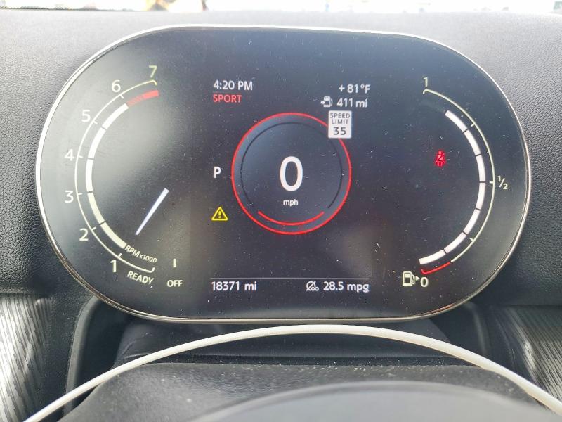2024 Mini Cooper VIN WMZ53BR06R3R75044 COPART salvage auction — FRONT END, Fl - Cert Of Title Slvg Rebuildable, sold $9,300 on 2026-08-07 (photo 9)