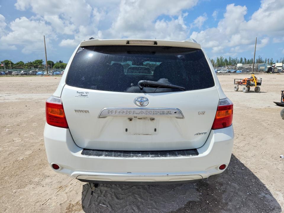 2008 Toyota Highlander VIN JTEES42A982065311 COPART salvage auction — FRONT END, FL - CERT OF TITLE SLVG REBUILDABLE, sold $275 on 2026-07-23 (photo 6)