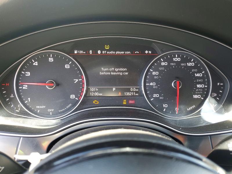 2016 Audi A6 VIN WAUGFAFCXGN118023 COPART salvage auction — MINOR DENT/SCRATCHES, CA - LIEN PAPERS-CLEAN OR AC, sold $2,550 on 2026-07-27 (photo 9)