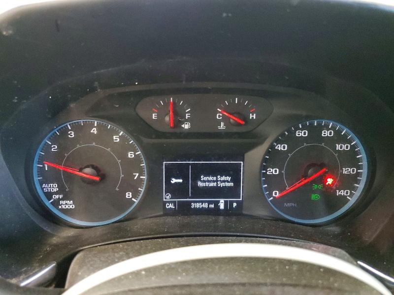 2020 Chevrolet Equinox VIN 3GNAXHEV2LS543535 COPART salvage auction — FRONT END, Va - Certificate Of Title, sold $4,050 on 2026-07-27 (photo 9)