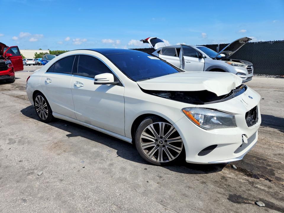 2018 Mercedes-benz Cla-klasse VIN WDDSJ4EB7JN592613 COPART salvage auction — FRONT END, Fl - Cert Of Title Slvg Rebuildable, sold $2,150 on 2026-08-11 (photo 4)