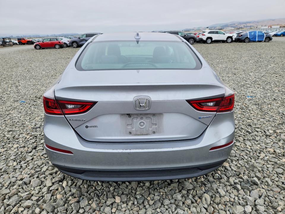 2022 Honda Insight VIN 19XZE4F5XNE004428 COPART salvage auction — REAR END, Ca - Salvage Certificate, sold $1,900 on 2026-07-30 (photo 6)