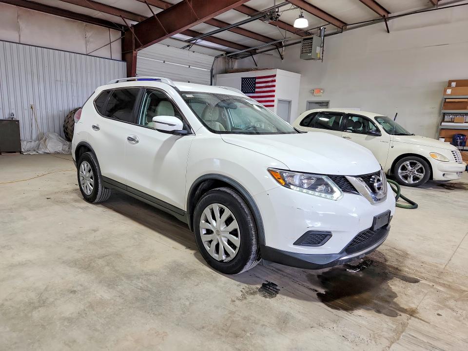 2016 Nissan Rogue VIN JN8AT2MT5GW012992 COPART salvage auction — FRONT END, PA - CERTIFICATE OF SALVAGE, sold $1,050 on 2026-07-31 (photo 4)