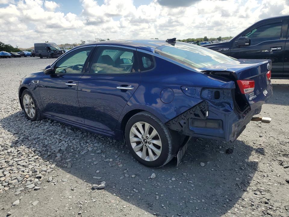 2016 Kia Optima VIN 5XXGU4L39GG010941 COPART salvage auction — REAR END, Fl - Cert Of Title Slvg Rebuildable, sold $1,200 on 2026-07-14 (photo 2)