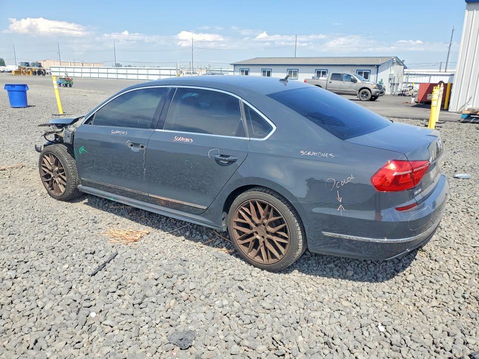 2016 Volkswagen Passat VIN 1VWAT7A31GC043569 COPART salvage auction — FRONT END, Wa - Bill Of Sale, sold $1,450 on 2026-08-05 (photo 2)