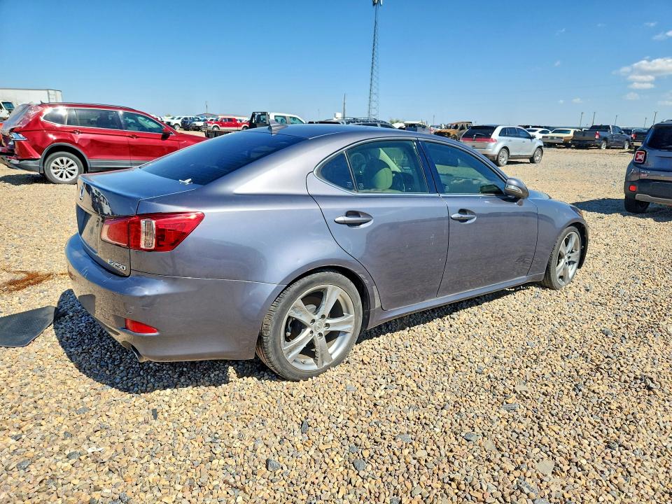 2012 Lexus Is VIN JTHBF5C21C5173694 COPART salvage auction — FRONT END, Tx - Certificate Of Title (P), sold $4,100 on 2026-07-28 (photo 3)