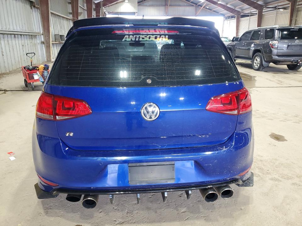 2017 Volkswagen Golf VIN WVWVF7AU3HW071605 COPART salvage auction — FRONT END, La - Cert Of Title-Salvage, sold $7,200 on 2026-07-31 (photo 6)